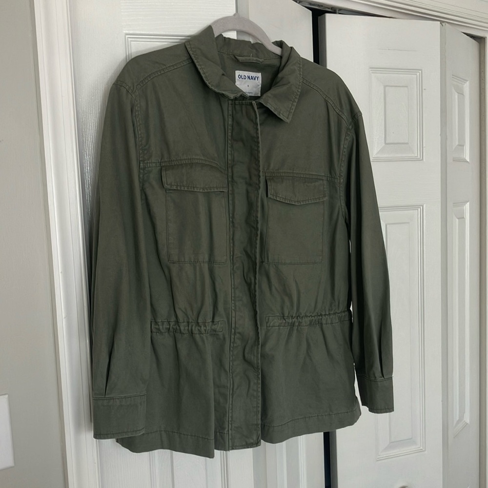 Old Navy Women's Olive Utility Jacket